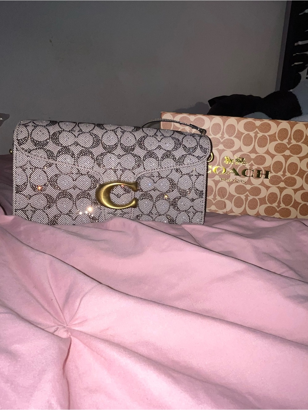 Coach Signature rhinestone Brown/Tan bag